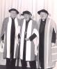 Bishop Colin Campbell, Cardinal Emmett Carter, Bishop William Power receiving degress at St. Francis Xavier Univeristy