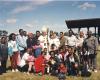 Archbishop Collins with the Eritrean Catholic Community members gathered outside after Mass