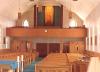 Interior of Immaculate Conception Parish showing the choir loft