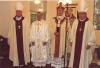 Archbishop MacNeil, then Bishop-elect Gregory Bittman, Archbishop Smith, and Cardinal Collins before the Episcopal Ordination at St. Joseph's Basilica