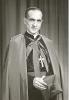Formal medium shot of Bishop Lussier, CSsR, Bishop of St. Paul