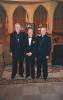Archbishop Joseph MacNeil with Jules Lacoursiere and Bishop Myron Daciuk