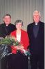 Archbishop Collins, Margo Bilodeau, and Archbishop MacNeil