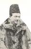 Rev. H. Hermes, omi, in winter fur coat