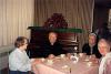 Msgr. Joseph M. Malone having tea
