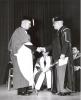 Archbishop MacDonald receiving his Bachelor of Law degree from the University of Alberta