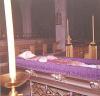 Archbishop MacDonald lying in repose at St. Joseph's Cathedral prior to the celebration of his Funeral Mass