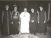Audience with Pope John XXIII; Archbishop Jordan standing second from the left
