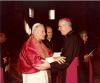Archbishop MacNeil and Pope John Paul II in Rome on the occasion of Archbishop MacNeil's Ad Limina visit