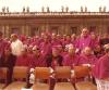 Archbishop MacNeil in a crowd of bishops gathered in St. Peter's Square in Rome