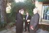 Archbishop Collins and Mr. Fernand Tanguay, the Canadian Ambassador to the Holy See, shaking hands in Rome