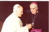 Archbishop MacNeil and Pope John Paul II in Rome